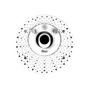 Fluvo Xanas maska naprave za protitočno plavanje s piezo stikalom in vrtljivima ročicama – folija