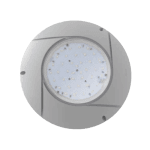Seamaid maska za LED svetilko Flat – svetlo siva